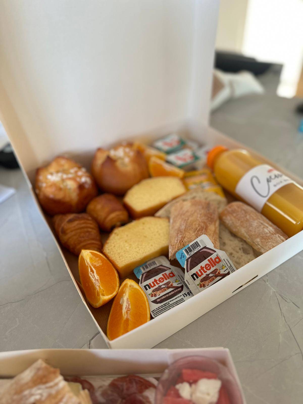 Brunch CocoonBox - Livraison de brunchs à Clermont-Ferrand et agglomération | Contenu de la Box P’tit Déj’ à 21,5 €